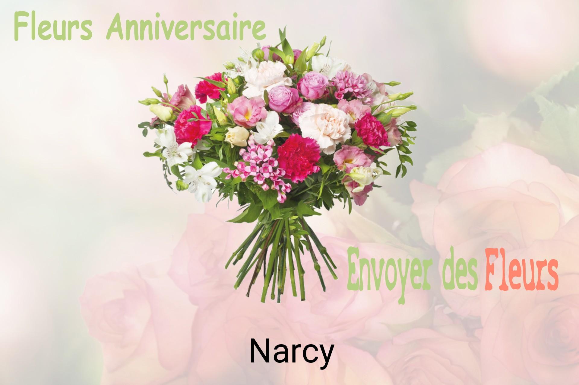 Bouquet de fleurs d’anniversaire livré à Narcy