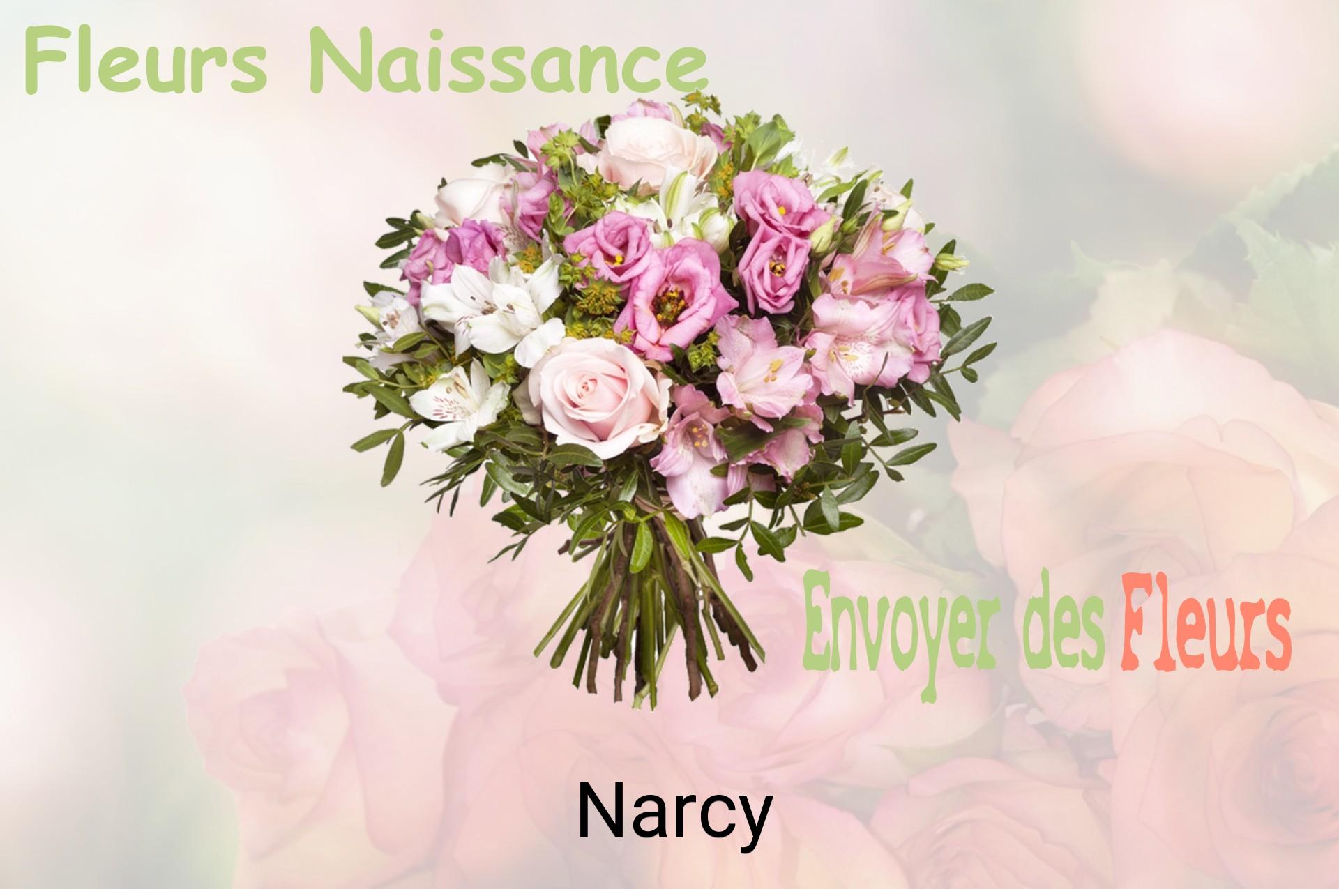 Bouquet de fleurs de naissance livré à Narcy